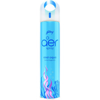 Godrej Aer Spray | Room Freshener For Home & Office - Cool Aqua (220 Ml) | Long-Lasting Fragrance