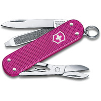 Victorinox Swiss Army Knife - Fresh. Stylish. Colorful Swiss Classics - 5 Function, Multitool With A Pair Of Scissors In Alox Scales - Flamingo Party, 58 Mm