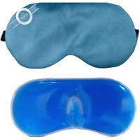 Episkey Primium Velvet Cooling Gel Relaxing Eye Sleep Mask For Dark Circles, Dry Eyes, Cooling Eyes, Pain Relief, Redness, Eye Patches, Sleeping Cool Pad Suitable For All Family Members Sleeping Mask Sky Blue (Sb-Gl)