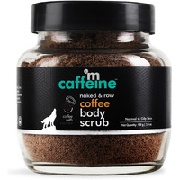 Mcaffeine Exfoliating Coffee Body Scrub Powder Jar For Tan Removal&Soft-Smooth Skin|De-Tan Bathing Scrub With Coconut Oil,Removes Dirt&Dead Skin From Neck,Knees,Elbows&Arms| All Skin Types-100Gm