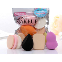 Suake 6-In-1 Professional Beauty Blender Sponge For Face Makeup With Cotton Pad Foundation Beauty Blender, Powder Buff, And Cosmetic Puff Perfect For Women's & Girls Cosmetic Makeup | Beauty Blender Sponge Set Is For All Skin Types - Soft, Latex-Free, Reusable & Washable (Multi-Color)