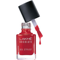 Lakm Absolute Gel Stylist Nail Color, Scarlet Red, 12 Ml