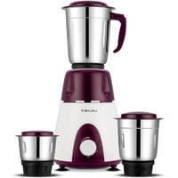 Bajaj Rex Mixer Grinder 500W|Mixie For Kitchen With Nutri-Pro Features|3 Ss Mixer Jars For Heavy Duty Grinding|Adjustable Speed Control|Multifunctional Blade System|2 Year Warranty By Bajaj|Purple