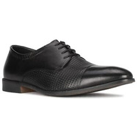 Hush Puppies Mens Deen Derby 1 Black 2 Uniform Dress Shoe - 9 Uk (8244990)