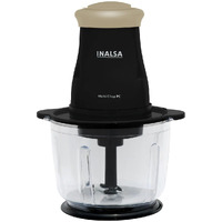 Inalsa Electric Chopper For Kitchen & Meat Grinder|1.5 L Capacity|Unbreakable Bowl|400 W Motor|Stainless Steel Double Layer Chopping Blade & Whisking Blade|Chop, Mince&Whisk|2 Yr Warranty-Multichoppc