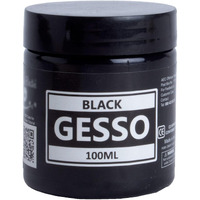Little Birdie Acrylic Gesso Black 100 Ml | Premium Water-Based Gesso For Acrylic, Oil Paints & Mixed Media - Matte, Water-Resistant Primer For Canvas, Wood, Paper & More