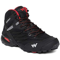 Wildcraft Men's Runx Tr Hugo Black_Red Trekking&Hiking Shoes (51657) - 9 Uk/India (43 Eu) (10 Us)