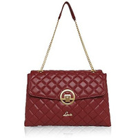 Lavie Quilt Eden Women's Flap Satchel (Wine)