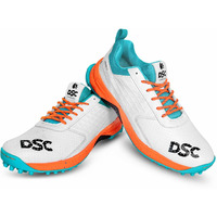 Dsc Jaffa 22 Cricket Shoes For Men And Boys Uk-5 White-Orange