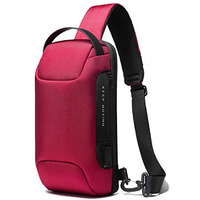Red Lemon Bange Multifunctional Waterproof Anti-Thief Sling Bag With Usb Charging (Red)