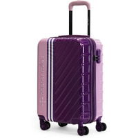Nasher Miles Vegas Hard-Sided Polycarbonate Cabin Luggage Light Purple Magenta 20 Inch |55Cm Small Trolley Bag