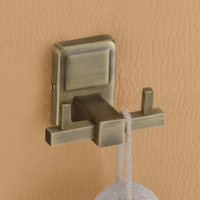 Plantex 304 Grade Stainless Steel Robe Hook/Cloth-Towel Hanger/Door Hanger-Hook/Bathroom Accessories - Darcy (Antique)