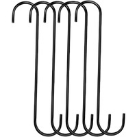 Plantex Heavy Duty 10 Inch Multipurpose S Hook/Extention Hook For Hanging Plant/Tree Branch/Bird Feeder/Pots And Pans Closet Garden Pergola Indoor/Outdoor  (Pack Of 5)