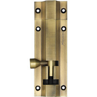 Plantex Stainless Steel Tower Bolt/Tower Bolt For Home,Offices Doors And Windows/Tower Bolt For Main Door/Door Latch/Kundi/Chitakini/Door Latch For Windows - Pack Of 1 (Brass Finish, 4 Inch)
