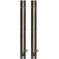 Plantex Stainless Steel Tower Bolt/Tower Bolt For Home,Offices Doors And Windows/Tower Bolt For Main Door/Door Latch/Kundi/Chitakini/Door Latch For Windows - Pack Of 2 (Brass Finish, 12 Inch)