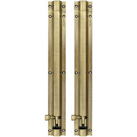 Plantex Stainless Steel Tower Bolt/Tower Bolt For Home,Offices Doors And Windows/Tower Bolt For Main Door/Door Latch/Kundi/Chitakini/Door Latch For Windows - Pack Of 2 (Brass Finish, 12 Inch)