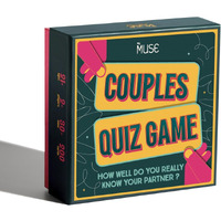 Mymuse Couples Quiz Card Game | Gifting Idea | 200 Hilarious, Unusual Prompts, 4 Fun Categories | Perfect Match | Wedding, Engagement, Bachelorettes, Romance, House Party, Besties, Relationships
