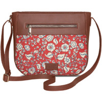 Zouk Women's Handcrafted Red Kalamkari U Shaped Sling Bag