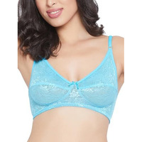 Clovia Women's Synthetic Full Cup Bra (Br0181Q47- Turquoise_32B)