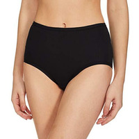 Clovia Women's Cotton High Waist Hipster Panty (Pn2303P13_Black_Xxx-Large)