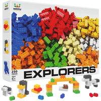 Webby Kid's Abs Building Blocks Construction Set (Multicolor) - 250 Pieces