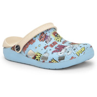 Liberty A-Ha Lpmxt-810 Casual Slingback Clogs For Men With Eva Sole | Slip-On Comfort, Breathable & Lightweight | Soft Footbed | Printed Stylish Home Wear Footwear (S.Blue - 9 Uk)