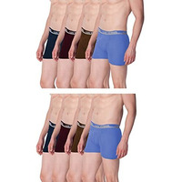 Lux Venus Pure Cotton Pocket Drawer For Men (Pack Of 8) Multicolour