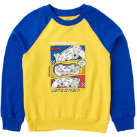 10 Years Boys Sweatshirt By Cub Mcpaws | Cotton Round Neck Full Sleeves Kids Sweatshirt For Boys| Yellow Stylish Boys Winter Wear| 10-11Y