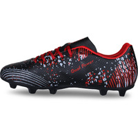 Nivia Goal Power Football Stud Shoe Foe Men/Sports And Soccer Shoe/Comfortable And Lightweight/Size-10 (Black/Red)