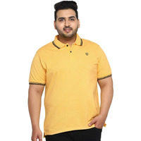 Urbano Plus Men's Regular Fit Polo T-Shirt (Plustpolop-Lemyel-3Xl_Lemon Yellow_Xxx-Large)