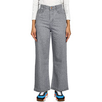 Urbano Fashion Women's Light Grey Regular Fit Wide Leg Washed Jeans (Womjennvwl-06-Lgrey-30)