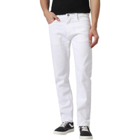 Urbano Fashion White Slim Fit Stretch Jeans For Men (Jeans-White-Uf-40-01)