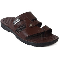 Ajanta Mens Brown Slippers Pg0433