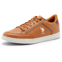 U.S. Polo Assn. Mens Stanford 2.0 Tan Sneaker - 8 Uk (2Fd22193K06)
