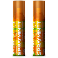 Spraymintt Mouth Freshener | 175+ Sprays Of Instant Long Lasting With Zero Calories Freshness | Orangewave Flavour | 15G - Pack Of 2