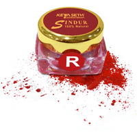 Keya Seth Aromatherapy 100% Natural Sindoor Dust, 3Gm Sindoor (Red)