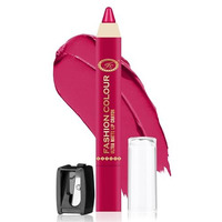 Fashion Colour Ultra Matte Lip Crayons With Free Sharpener | Smudge Proof And Waterproof | For Hydration And Moisturization | Long Lasting Lipwear With Matte Finish, Cruelty-Free And Paraben-Free - 2.5 Gm(Pinky Spring)