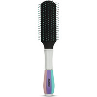 Agaro Classic Flat Hair Brush With Strong & Flexible Nylon Bristles, Having Anti-Static Ball Tips, For Grooming, Volumising & Back Brushing, Ideal For Men & Women, Cyan