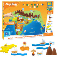 Imagimake Kid's Mapology - Physical Features Of India Learn 50+ Geographical Features Like Mountains, Rivers, Plateaus Educational Toy And Learning Aid Puzzles For Age 5 Years+,Color Multi