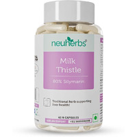 Neuherbs Milk Thistle - 60 Capsules| Liver Detox Supplement With 800 Mg Of Silymarin | Supports Healthy & Strong Liver