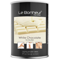 Le Bonheur White Chocolate Wax | Pure Natural - No Skin Burn - Allergen Free | For Sensitive Skin With Elastic And Creamy Texture - Fully Body Wax For All Hair And Skin Type | 800Gm