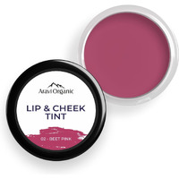 Aravi Organic Lip And Cheek Tint - With Goodness Of Vitamin E & Candelila Wax - Nourishes & Hydrates Dry Chapped Lips, Blush & Eyeshadow Fo All Skin Types - 8 Gm