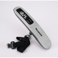 Themisto Th-Ws10 Digital Luggage Scale With Target Value Setting (50Kg), Silver