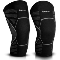Boldfit Knee Caps For Women & Men Knee Support For Men Knee Cap For Men Knee Pain Knee Support For Women Knee Brace For Knee Pain Relief Products Knee Guard Knee Belt Knee Pads For Women - Grey Xl