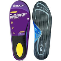 Boldfit Arch Support For Flat Feet Silicone Insole For Shoes Flat Foot Correction Insoles Orthopedic Gel Flat Feet Arch Support Insole, Plantar Fasciitis Arch Support Trim To Fit Uk 6-8
