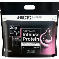 Ace Blend Intense 30G A-Grade Plant Based Protein Powder| 15 Servings | Pink Guava Flavor | Packed With Probiotics, Fiber, 6G Bcaa | 95%+ Bioavailable | Supports Lean Muscle Growth & Recovery