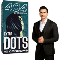 Bold Care 404 Extra Dotted Condom For Men (Pack Of 1 (10 Units))