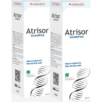 Atrimed Atrisor Shampoo For Psoriasis, Dry, Itchy, Flaky Scalp (Pack Of 2, 200 Ml)