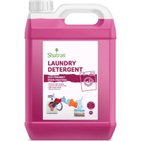 Shatras Liquid Detergent 5 Liter | Laundry Liquid For Fabric Care | Suitable For Top-Load And Front Load Machine And Hand Wash | Concentrated Laundry Detergent (5 Liters)