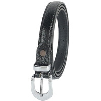 Zevora Black Women's Leather Belt